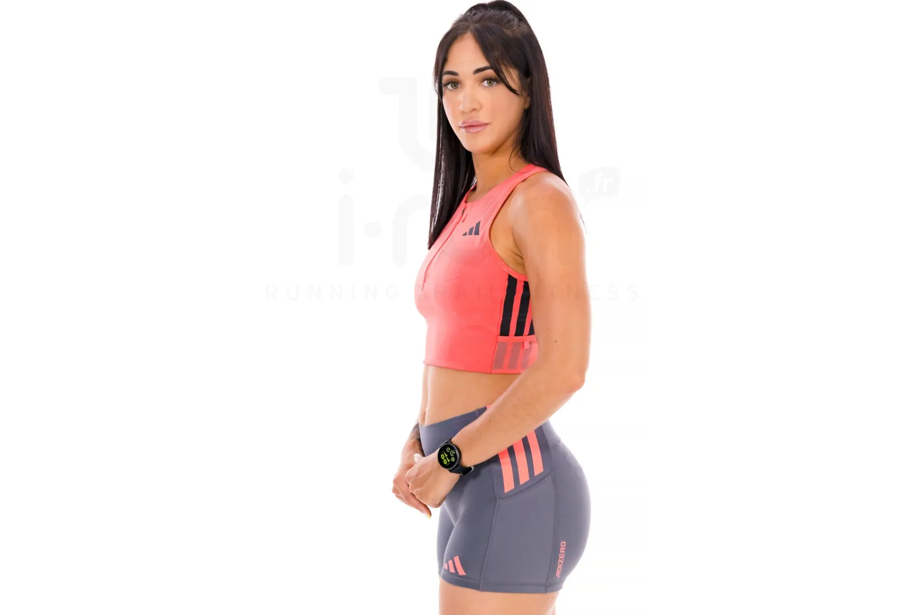 adidas camiseta de tirantes adizero crop top
