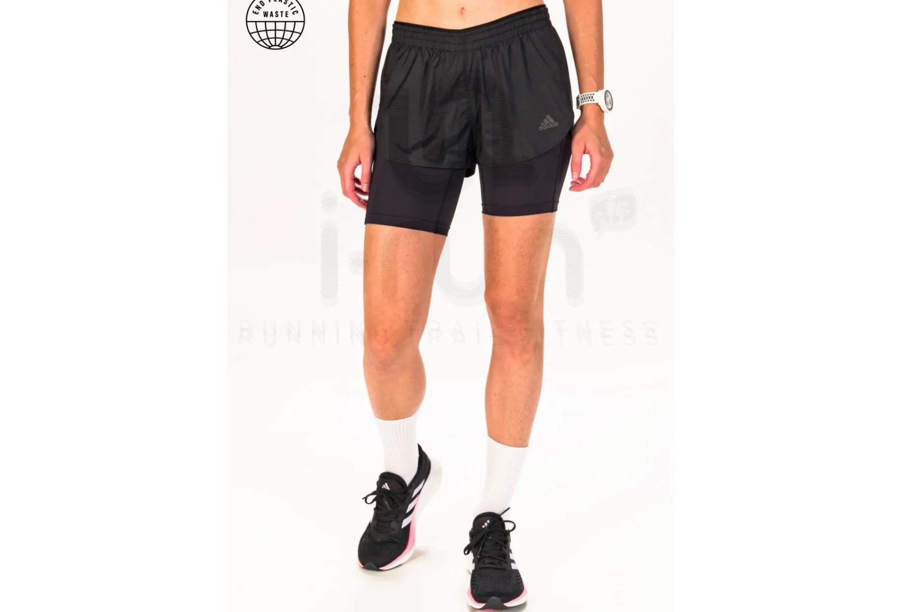 adidas pantalón corto Run Fast 2 en 1