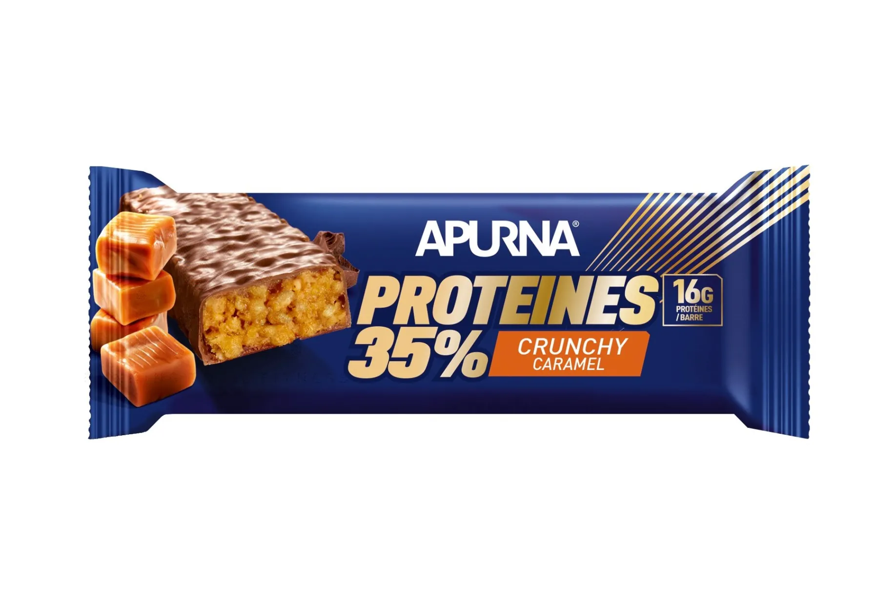 Apurna barrita proteica- caramelo crunchy