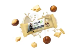 Atlet barrita energética bio 50 g nueces de macadamia y chocolate blanco