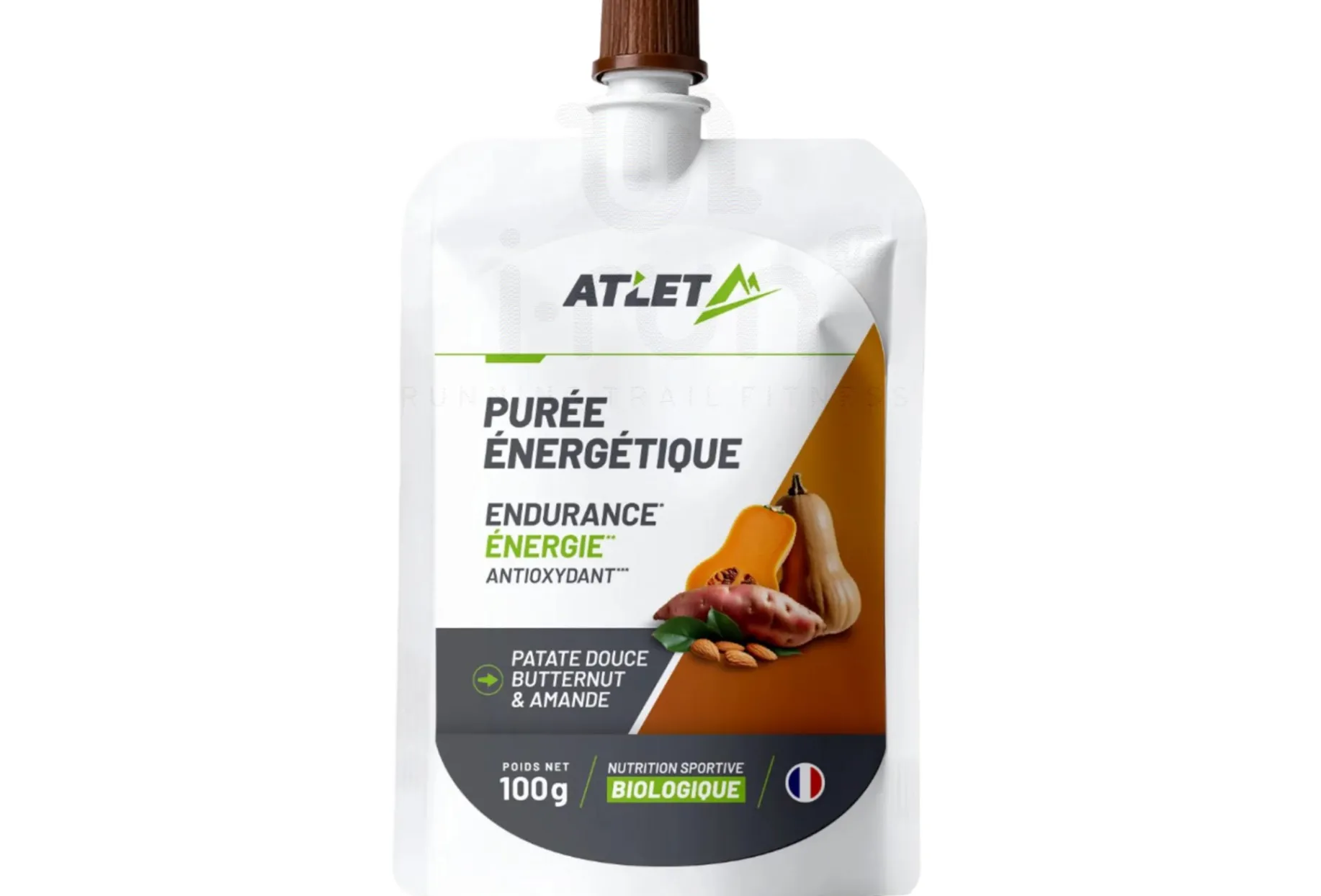 Atlet puré energético bio - calabaza Butternut, batata y almendra