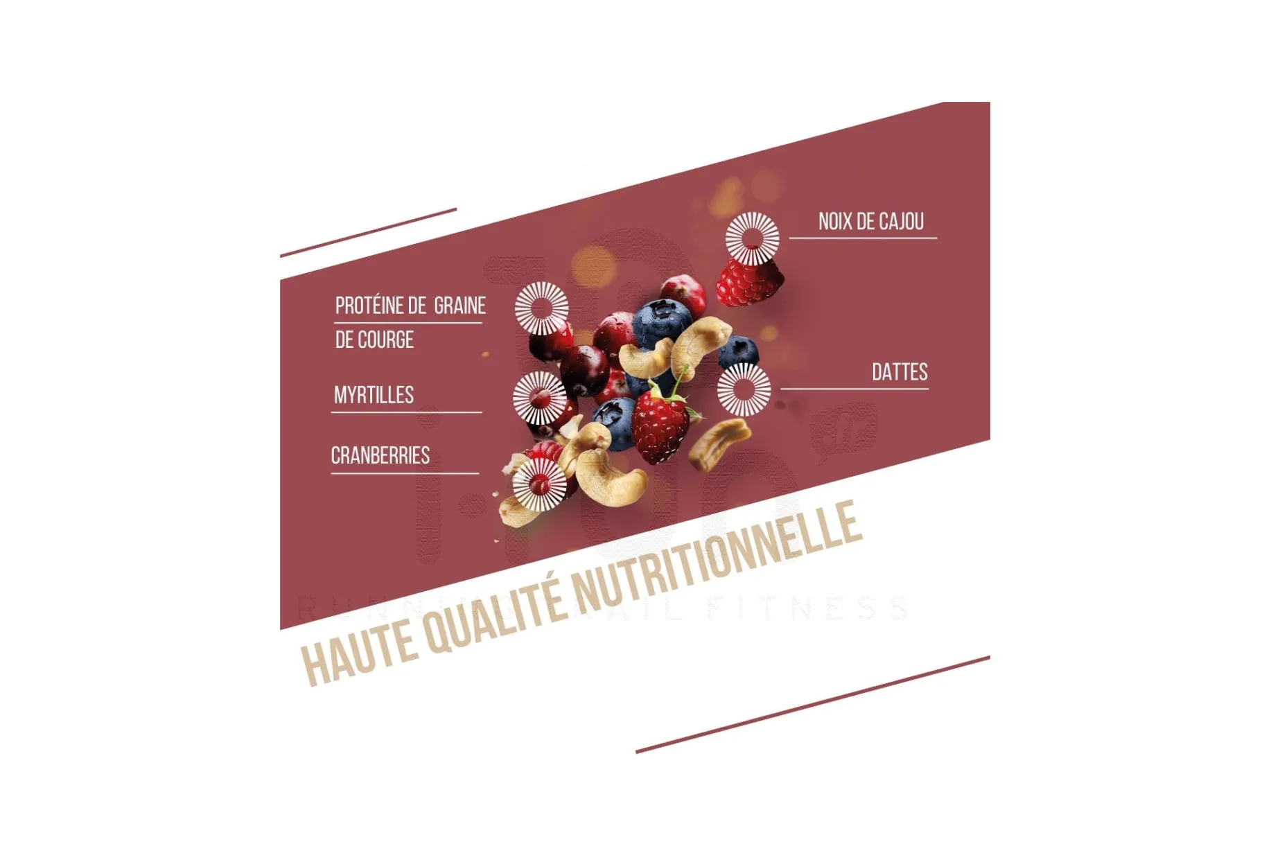 Baouw barrita proteica bio frutos rojos y anarcados