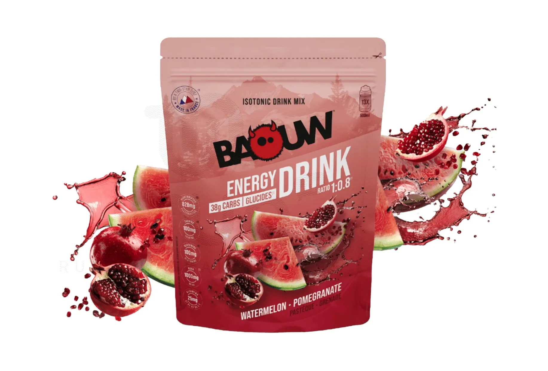 Baouw bebida isotónica Baouw Sandía-Granada 585 g