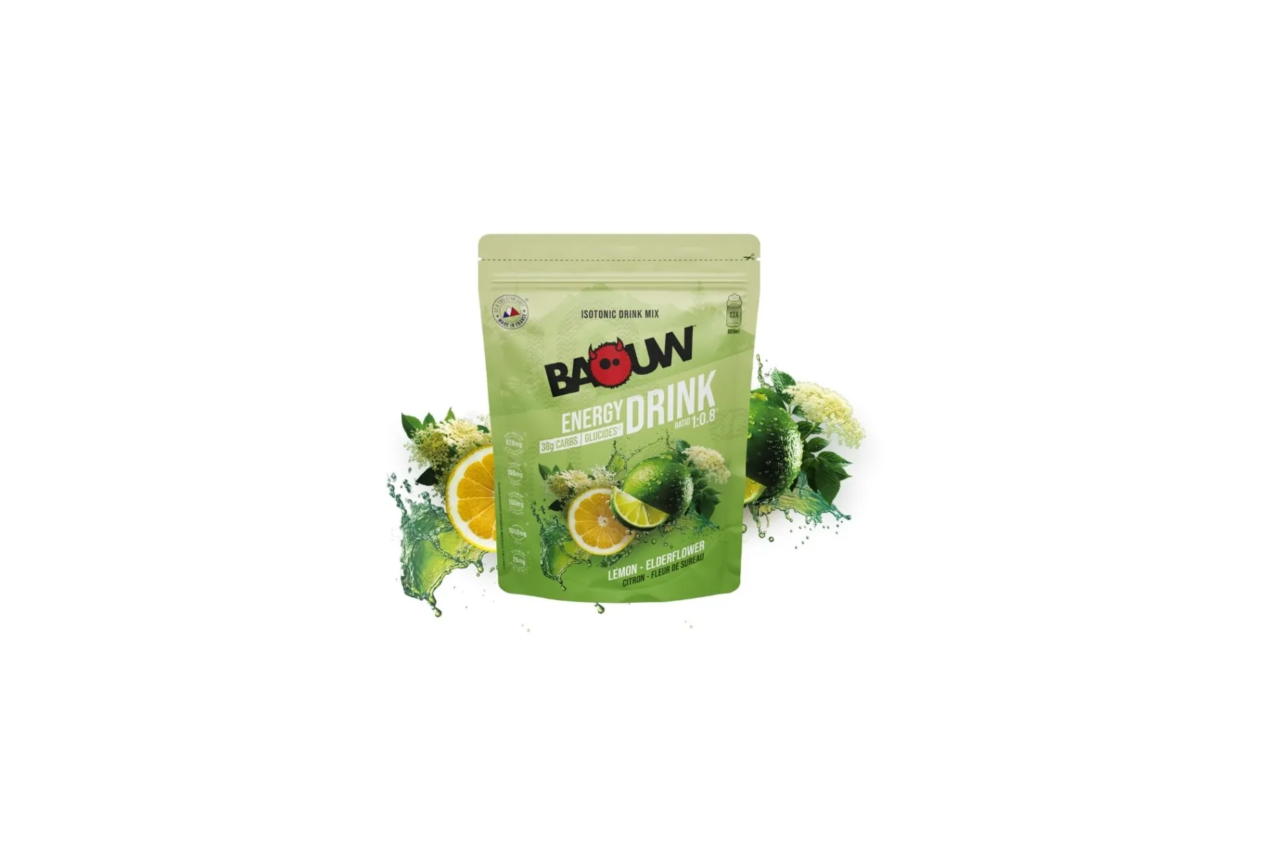 Baouw bebida isotónica Baouw Limón - Flor de saúco