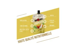 Baouw compota energética bio - pera. manzana y menta