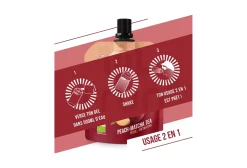 Baouw gel energético bio - melocotón y té matcha