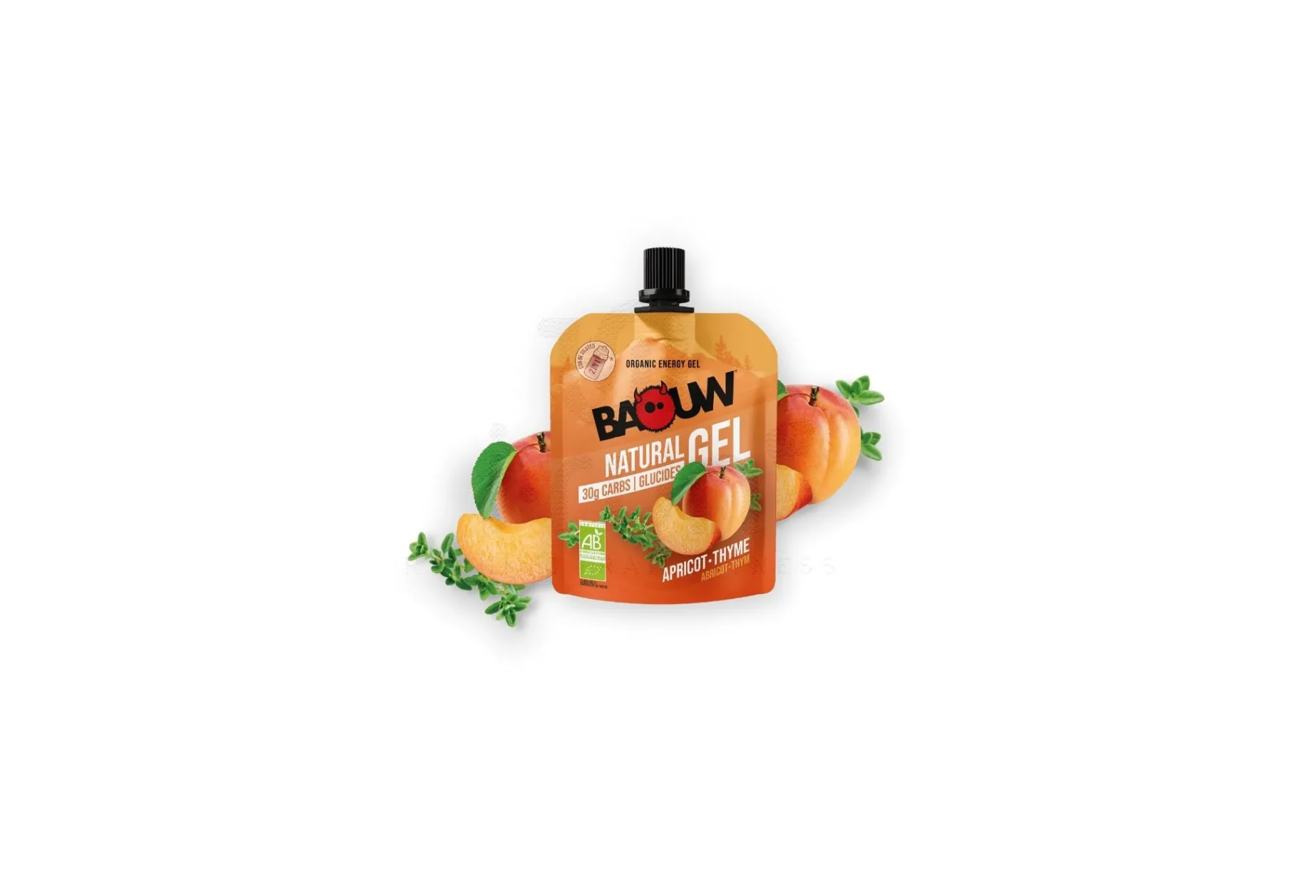 Baouw gel energético natural bio - ciruela y tomillo