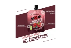 Baouw gel energético natural bio - frutos rojos y flor de jamaica