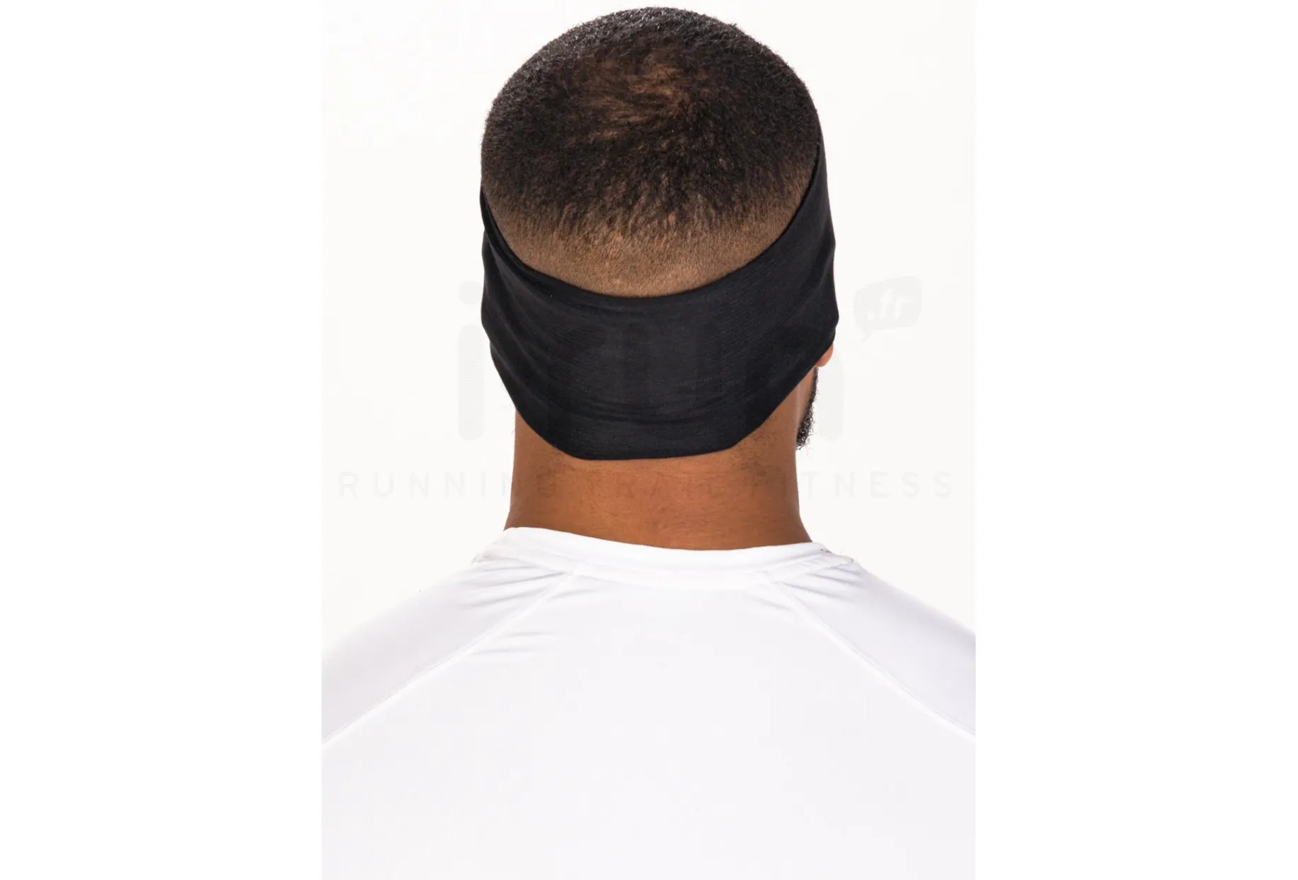 Buff cinta para el pelo Coolnet UV+ Headband Solid Black