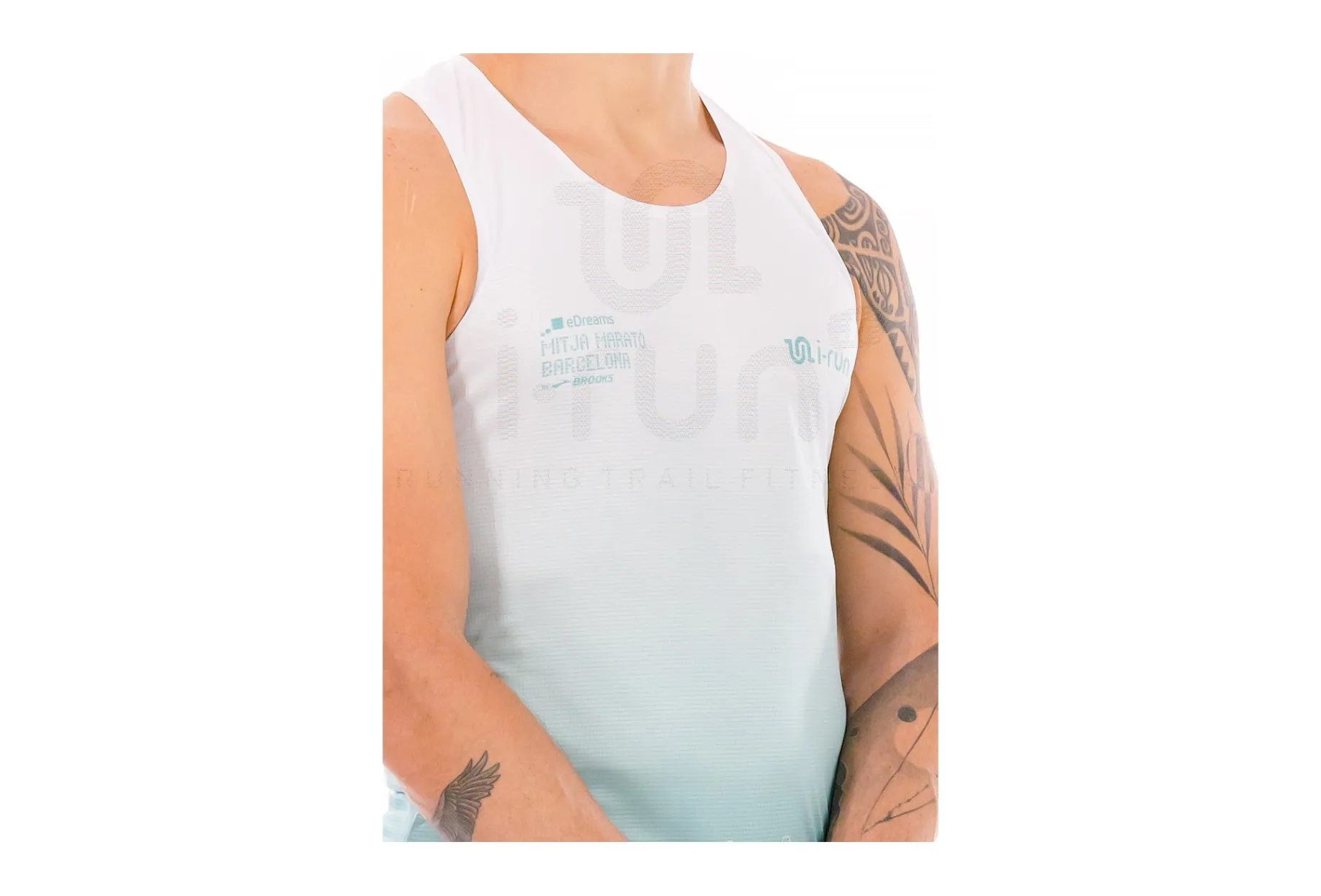 i-run.fr camiseta de tirantes Mitja Marató Barcelona