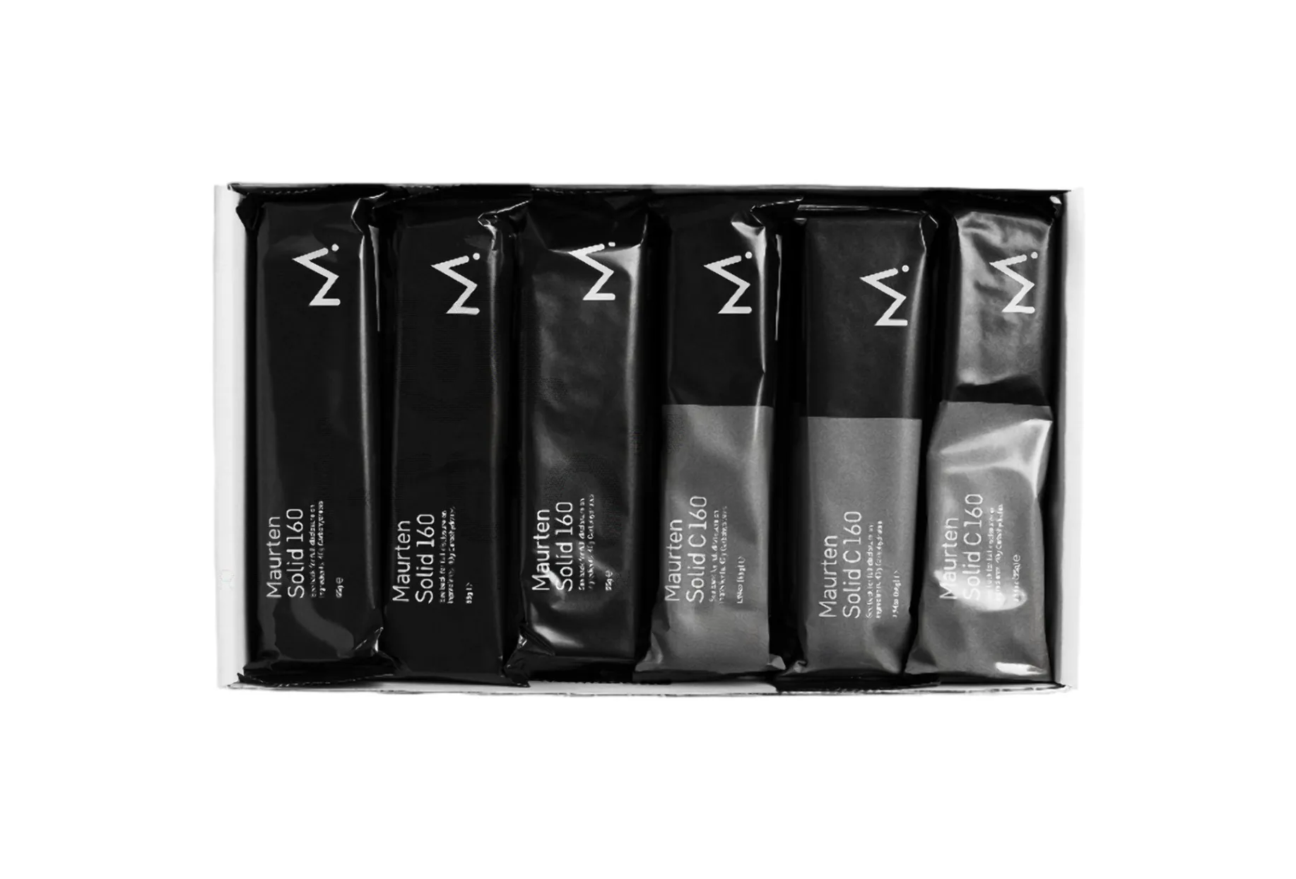Maurten mix Box Solid 160 y 160 chocolate - 12 barritas