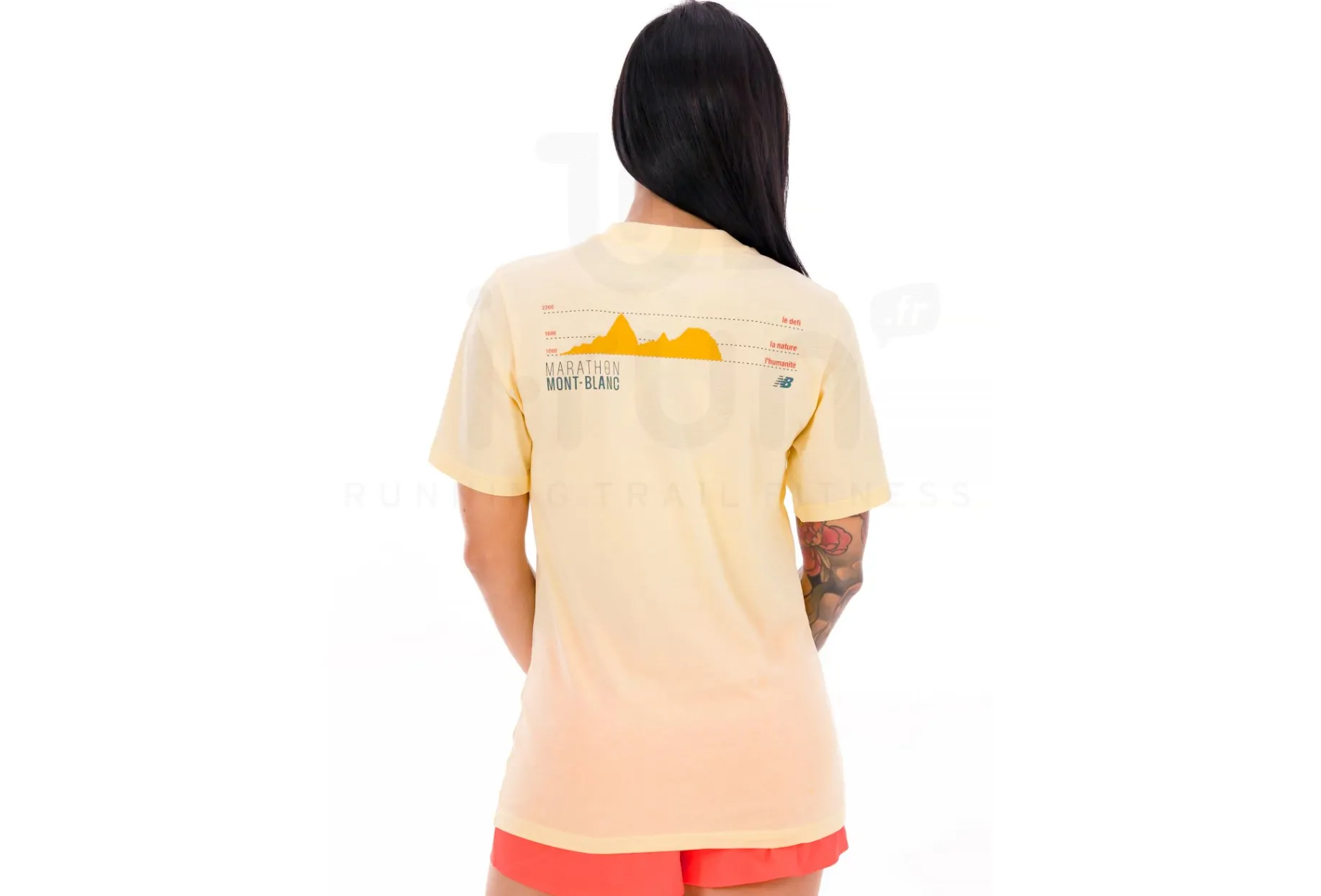 New Balance camiseta manga corta Marathon du Mont-Blanc