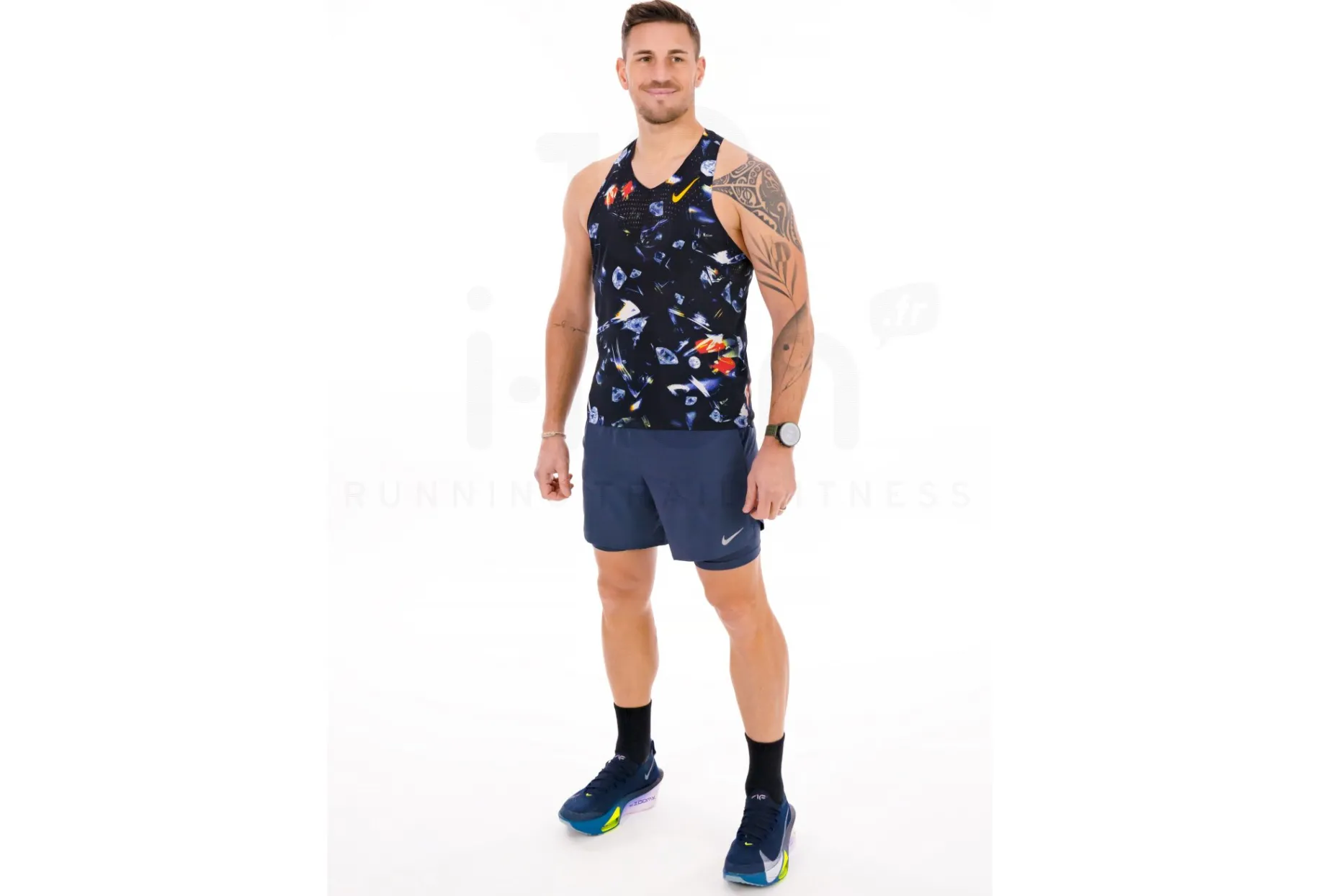 Nike camiseta de tirantes Dri-Fit ADV AeroSwift AOP