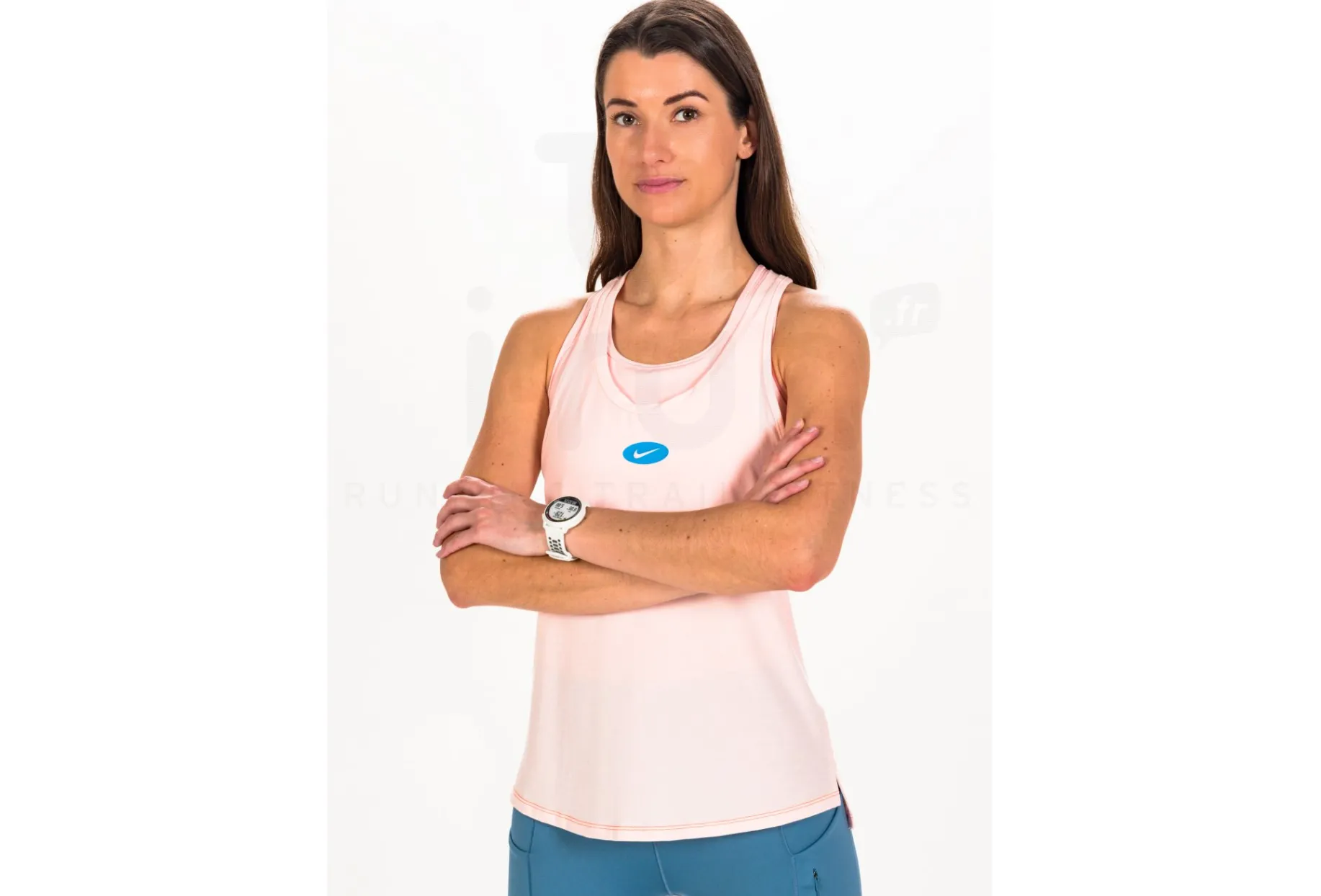 Nike camiseta de tirantes One Luxe Icon Clash