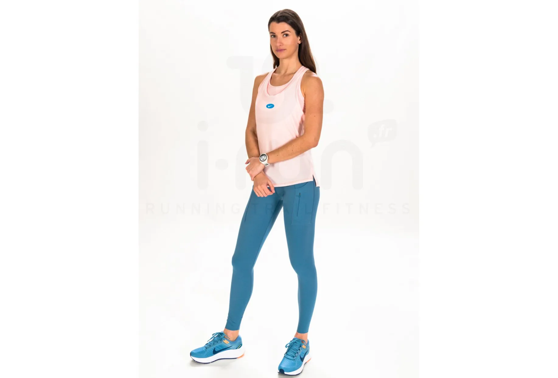 Nike camiseta de tirantes One Luxe Icon Clash