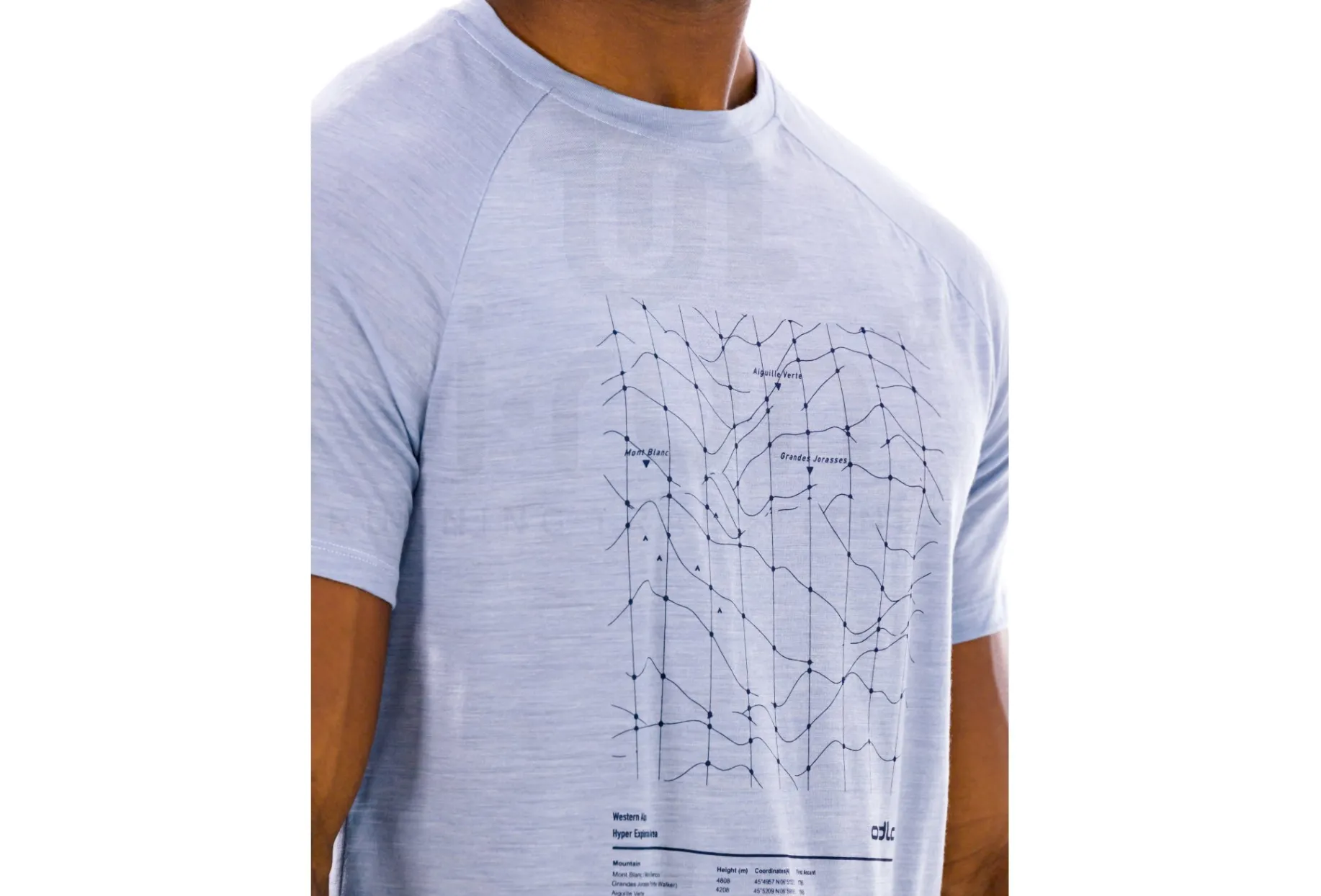 Odlo Ascent Merino Tencel Hyper Mapping