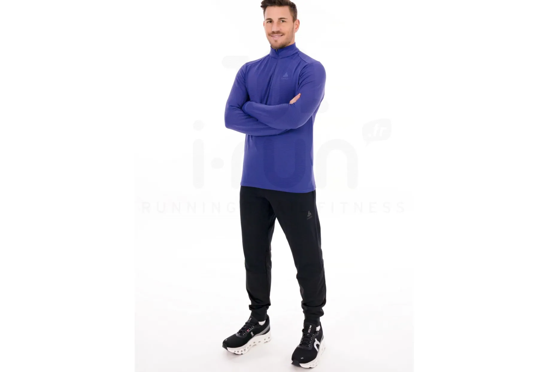Odlo camiseta manga larga Essential Thermal con media cremallera