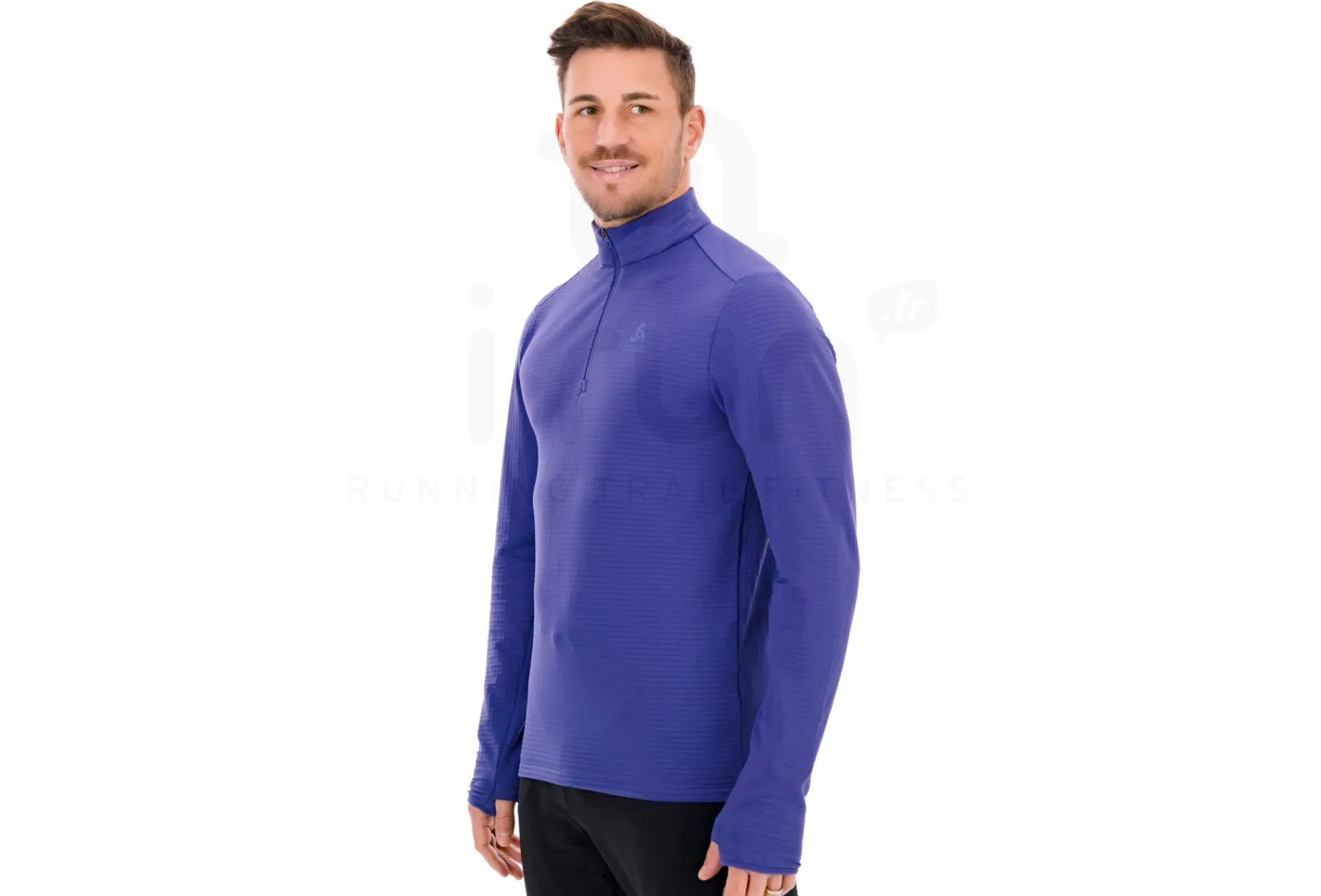 Odlo camiseta manga larga Essential Thermal con media cremallera