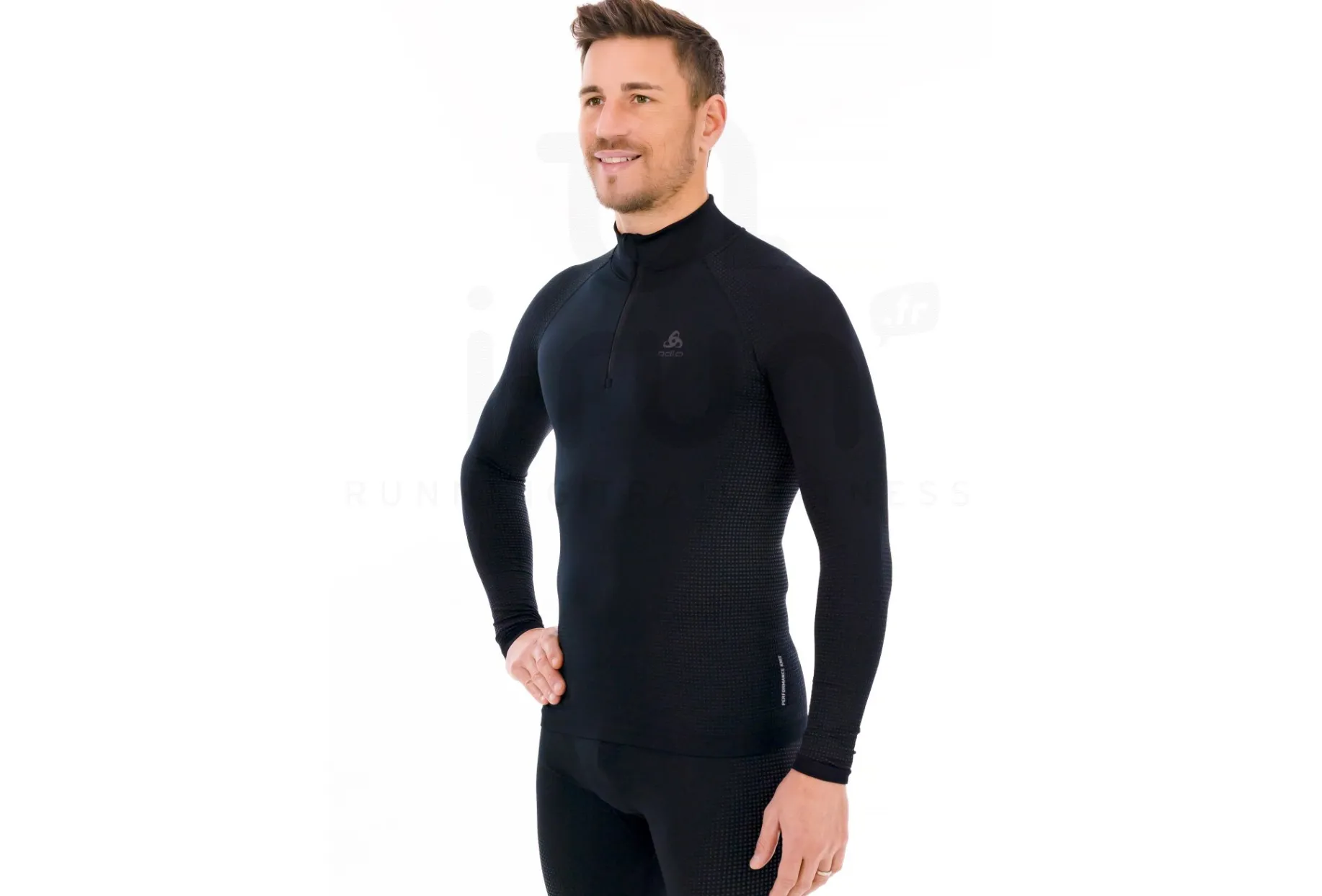 Odlo camiseta manga larga Performance Warm ECO 1/2 zip