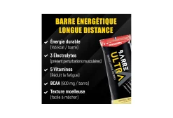 OVERSTIMS Barrita energética Ultra - banana y chocolate limón y jengibre
