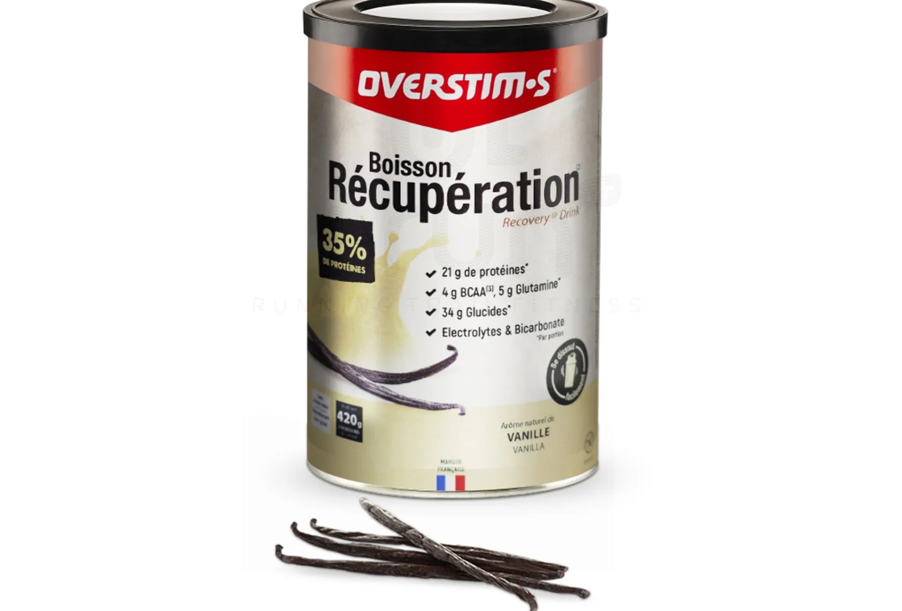 OVERSTIMS bebida de recuperación Élite 420g - vainilla