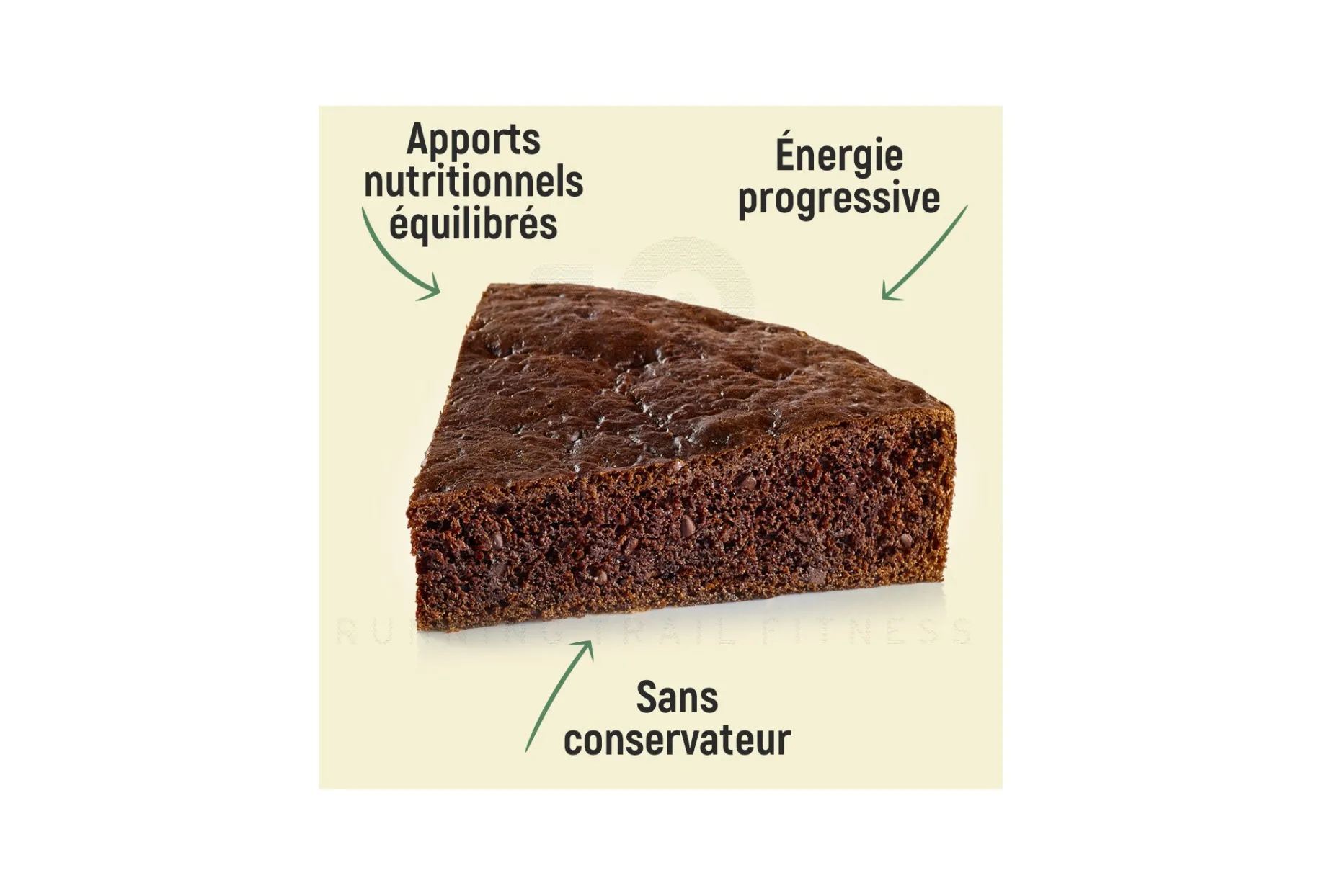 OVERSTIMS bizcocho Gatosport 400 g - Chocolate y pepitas de chocolate