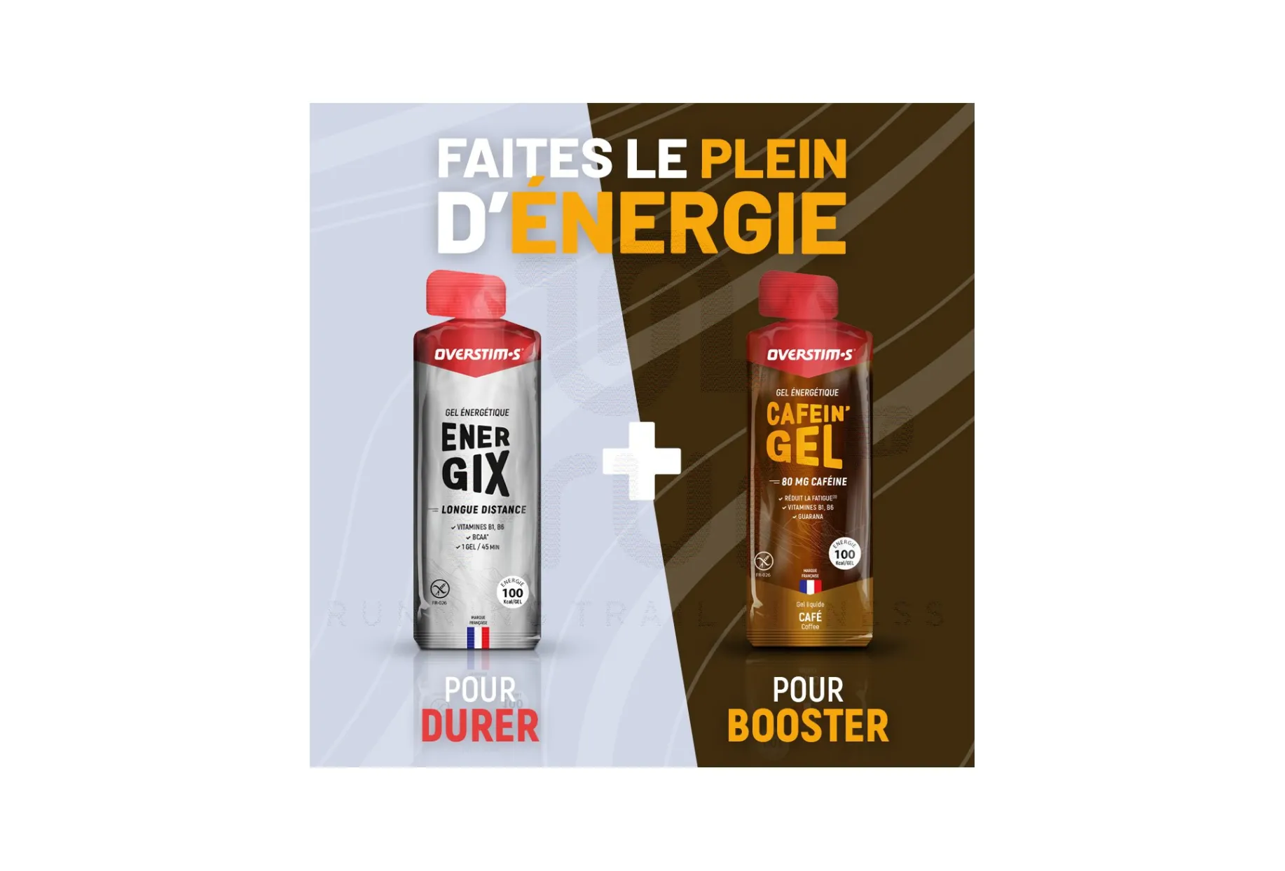 OVERSTIMS gel energético Cafein'Gel - Café