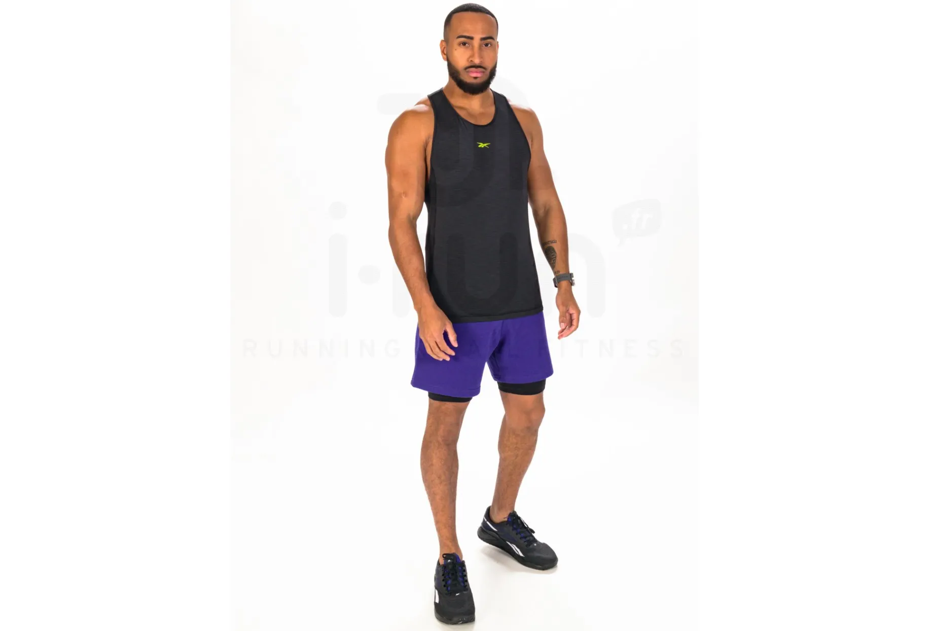 Reebok pantalón corto Les Mills 2 en 1