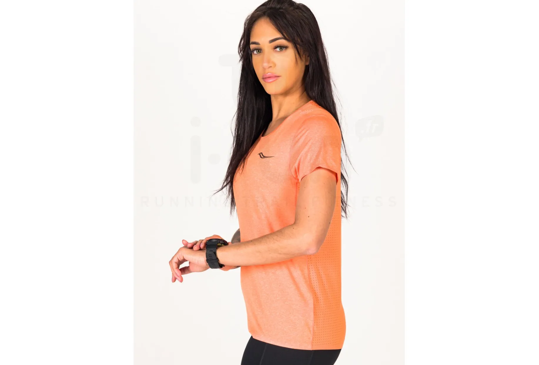 Saucony camiseta manga corta Time Trial
